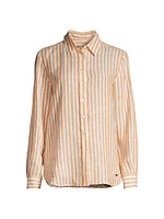 Lari Striped Linen Shirt