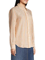 Lari Striped Linen Shirt