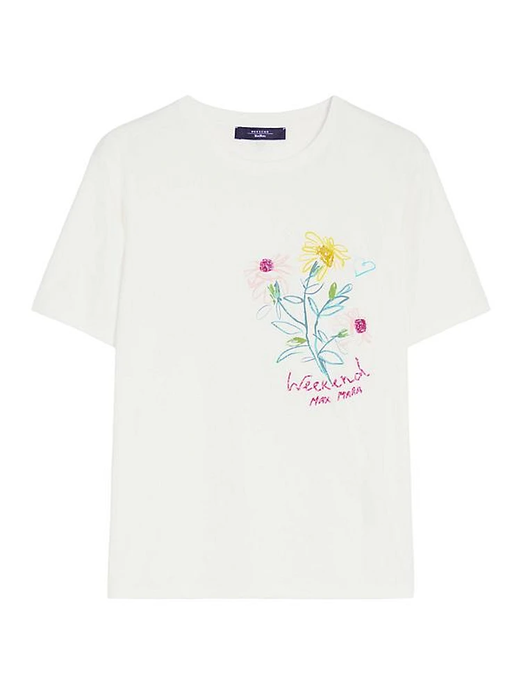 Bassano Flower Graphic T-Shirt