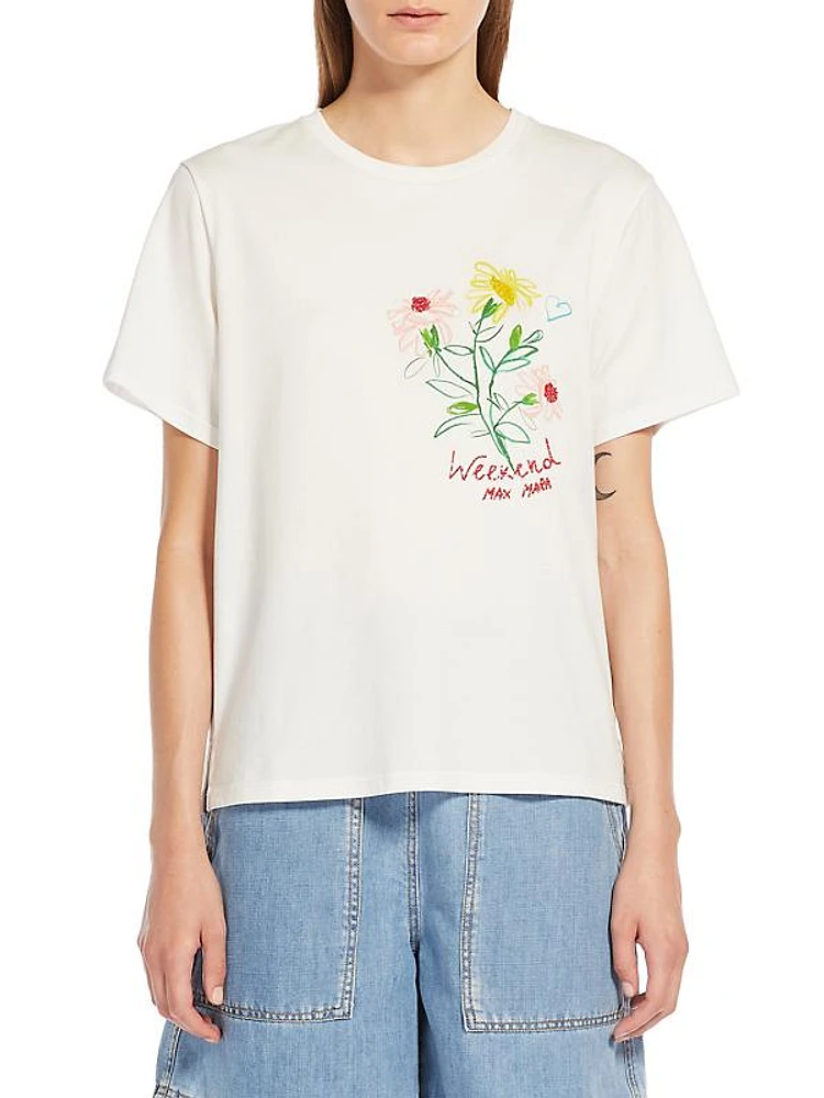 Bassano Flower Graphic T-Shirt