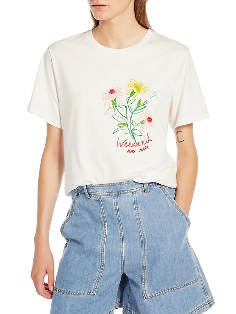 Bassano Flower Graphic T-Shirt