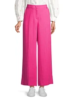 Malizia Wide-Leg Linen Trousers