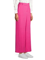 Malizia Wide-Leg Linen Trousers