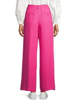 Malizia Wide-Leg Linen Trousers