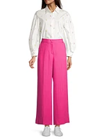 Malizia Wide-Leg Linen Trousers