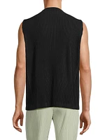 Pleated Knit Tank Top