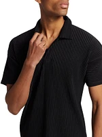 Basics Pleated Polo Shirt