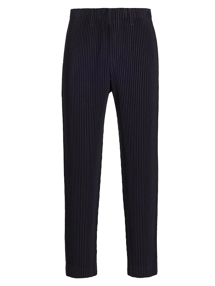 Basics Pleated Knit Pants