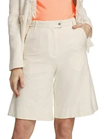 Liliam Wide-Leg Bermuda Shorts