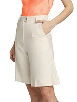 Liliam Wide-Leg Bermuda Shorts