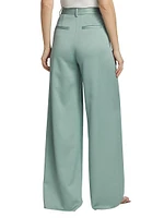 Joetta Pleated Wide-Leg Pants