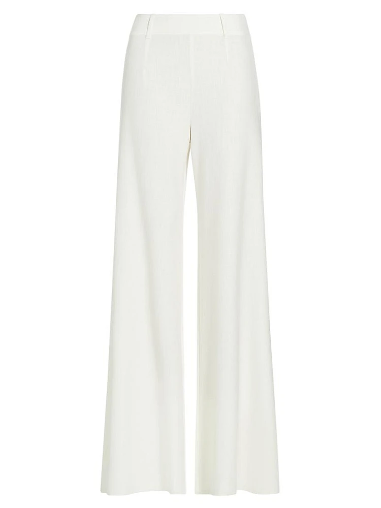 Deborah High-Rise Wide-Leg Pants