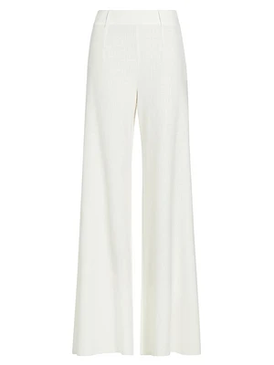 Deborah High-Rise Wide-Leg Pants