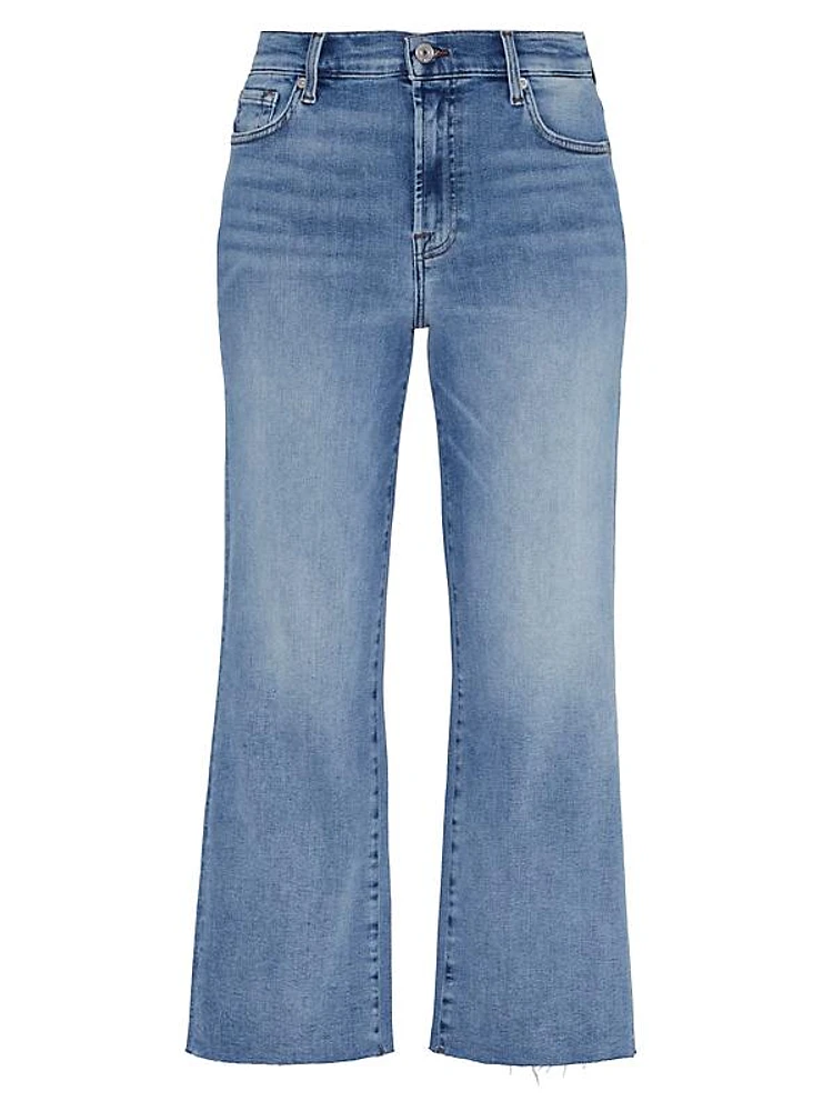 Alexa Mid-Rise Stretch Flared Jeans