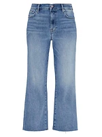 Alexa Mid-Rise Stretch Flared Jeans