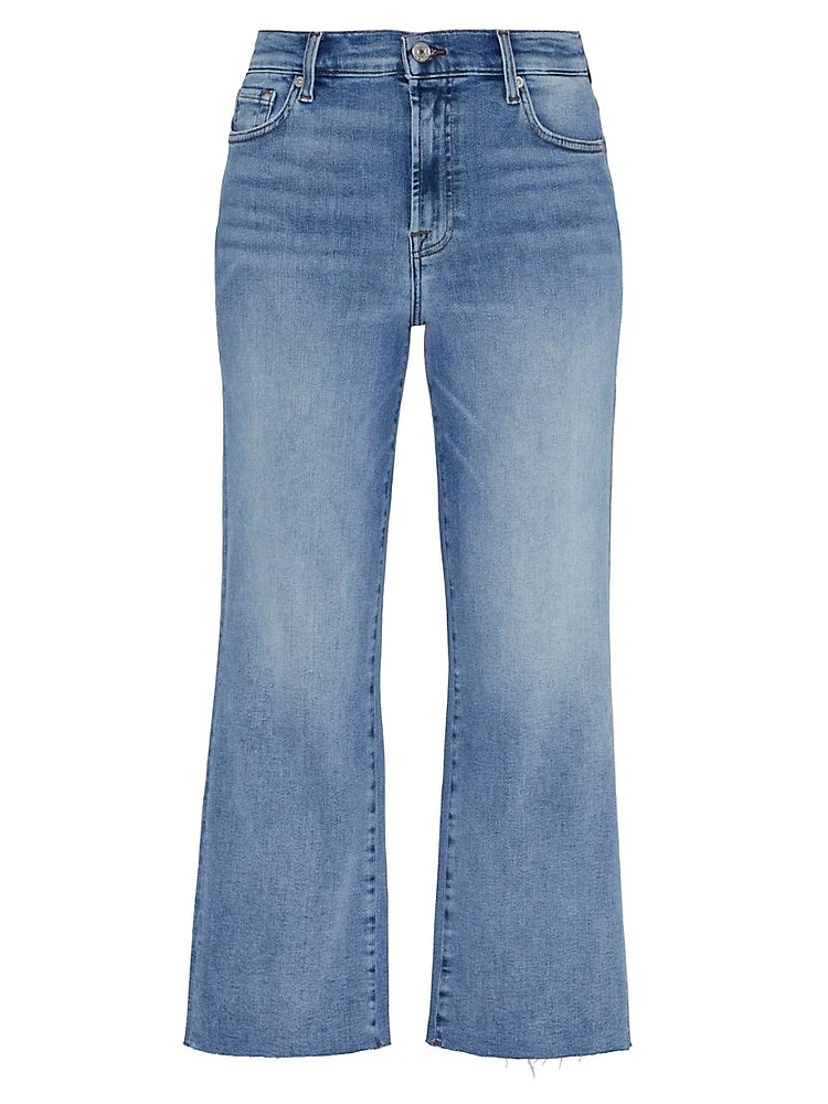 Alexa Mid-Rise Stretch Flared Jeans