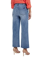 Alexa Mid-Rise Stretch Flared Jeans