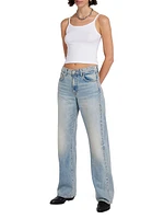 Tess Mid-Rise Wide-Leg Jeans