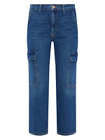 Logan Mid-Rise Stretch Cargo Jeans