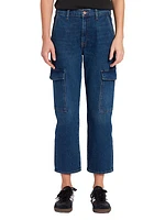 Logan Mid-Rise Stretch Cargo Jeans