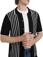 COLLECTION Striped Merino Wool Shirt