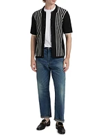 COLLECTION Striped Merino Wool Shirt