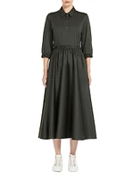 Maggio Cotton-Blend Jersey Midi-Dress