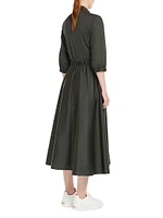 Maggio Cotton-Blend Jersey Midi-Dress