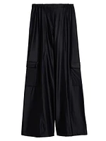 Teseo Satin Jersey Trousers