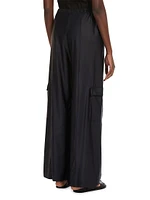 Teseo Satin Jersey Trousers