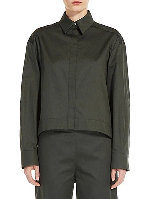 Dandy Cotton Button-Front Shirt