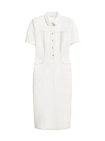 Faro Jersey Sheath Midi-Shirtdress