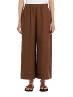 Brama Linen Straight-Leg Pants