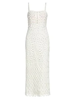 Elise Crocheted Midi-Dress