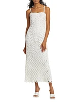 Elise Crocheted Midi-Dress