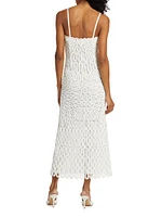 Elise Crocheted Midi-Dress