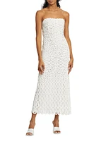 Elise Crocheted Midi-Dress