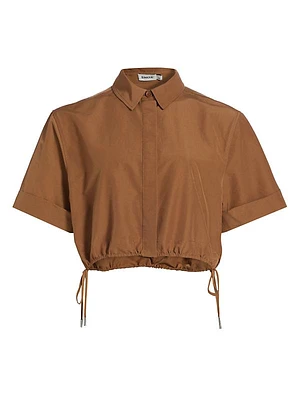 Ryett Cotton Crop Shirt