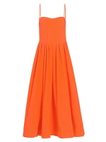 Kittiya Sleeveless Midi-Dress