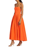 Kittiya Sleeveless Midi-Dress