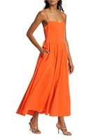 Kittiya Sleeveless Midi-Dress