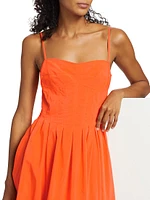 Kittiya Sleeveless Midi-Dress