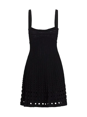 Franklin Laser-Cut Minidress