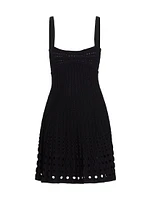 Franklin Laser-Cut Minidress