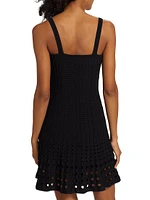 Franklin Laser-Cut Minidress