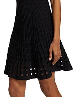 Franklin Laser-Cut Minidress