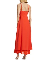 Sequoia Sleeveless V-Neck Midi-Dress