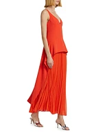 Sequoia Sleeveless V-Neck Midi-Dress