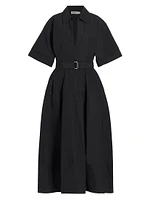 Deanna Belted Midi Shirtdress