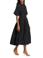 Deanna Belted Midi Shirtdress